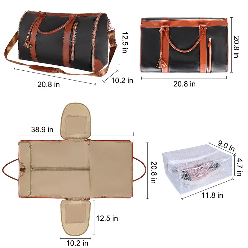 MyCloset2Go™: 3 in 1 Ultimate Travel Solution